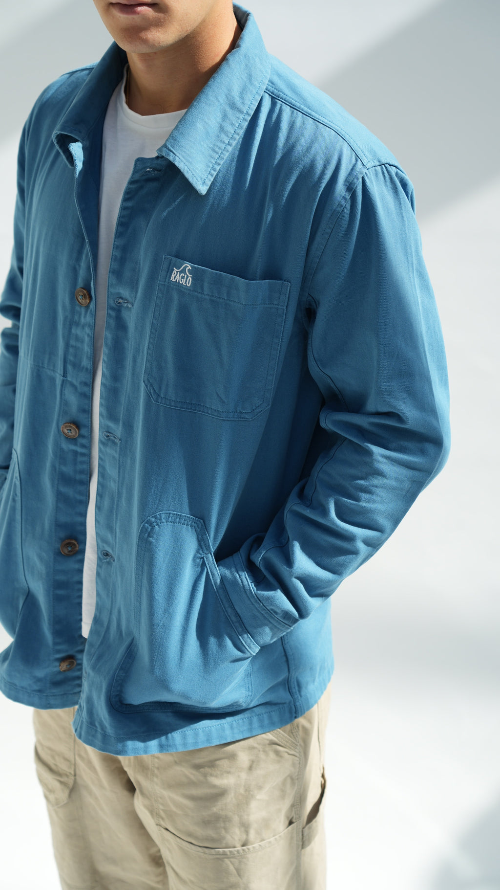 The Manu Shirt - Deep Ocean Blue